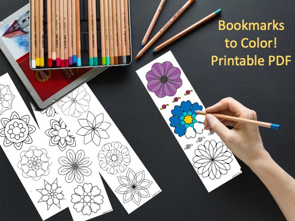 4 fall themed bookmarks